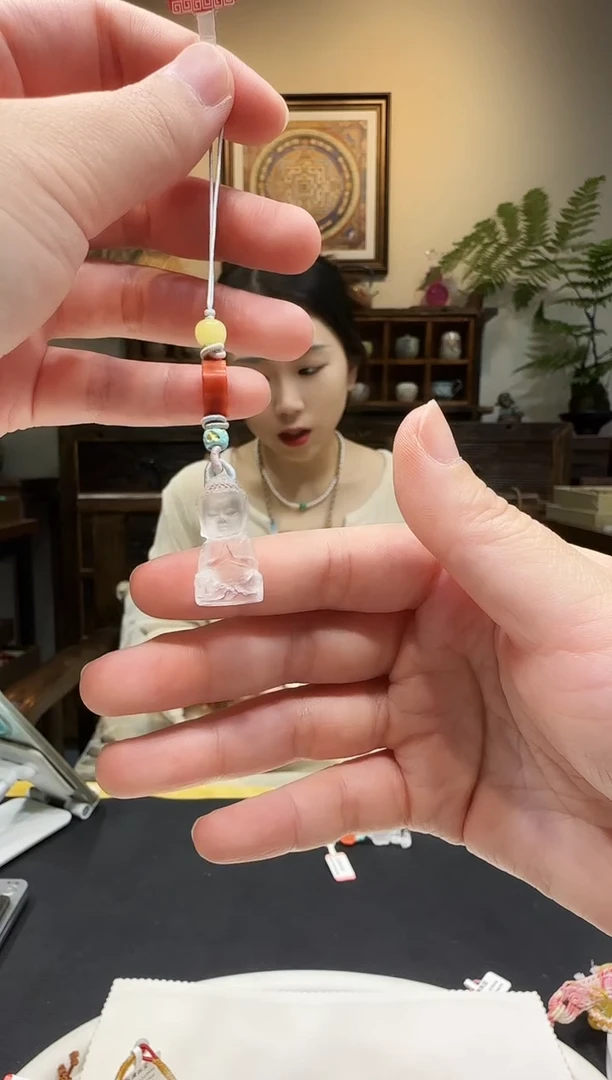 颈饰未镶嵌水晶挂件