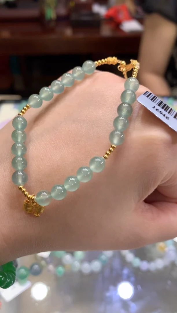 未镶嵌手串翡翠A952|5800