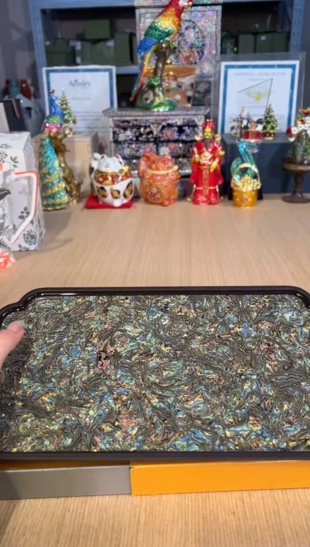 【闪购商品】杯45金色螺钿壶承