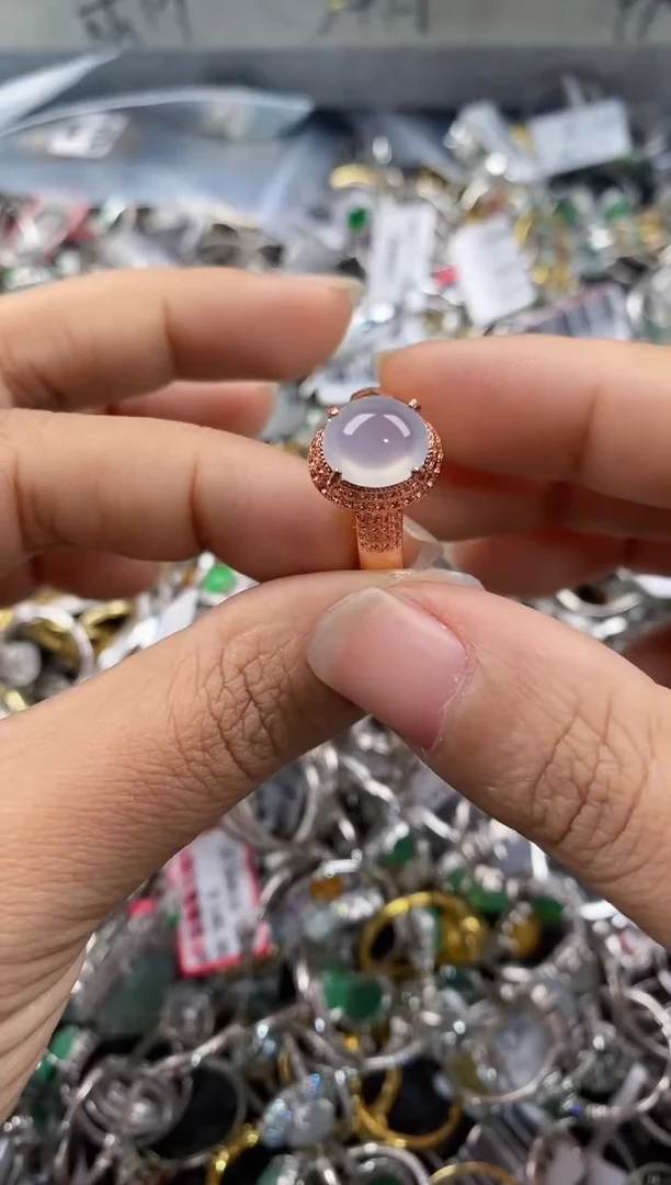 未镶嵌戒指翡翠444---10