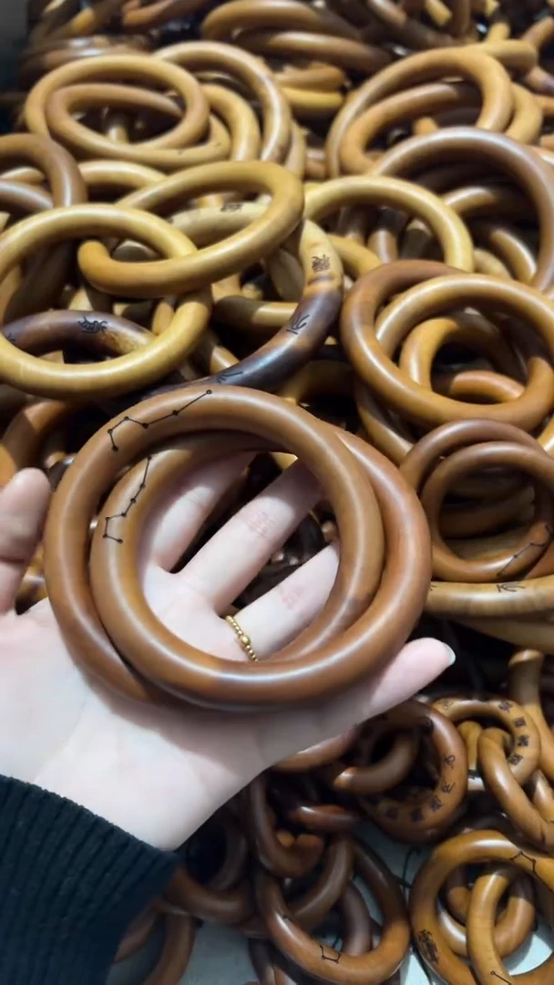 【闪购商品】枣木木雕雷击枣木乾坤圈内径70一物一拍