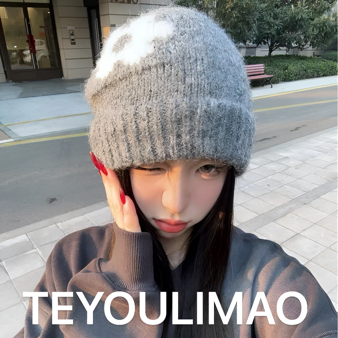 特有礼帽家25设计款ins风简约小花冷帽百搭时尚显脸小辣妹包头帽