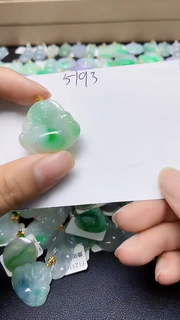 翡翠未镶嵌颈饰 天然缅甸翡翠A货