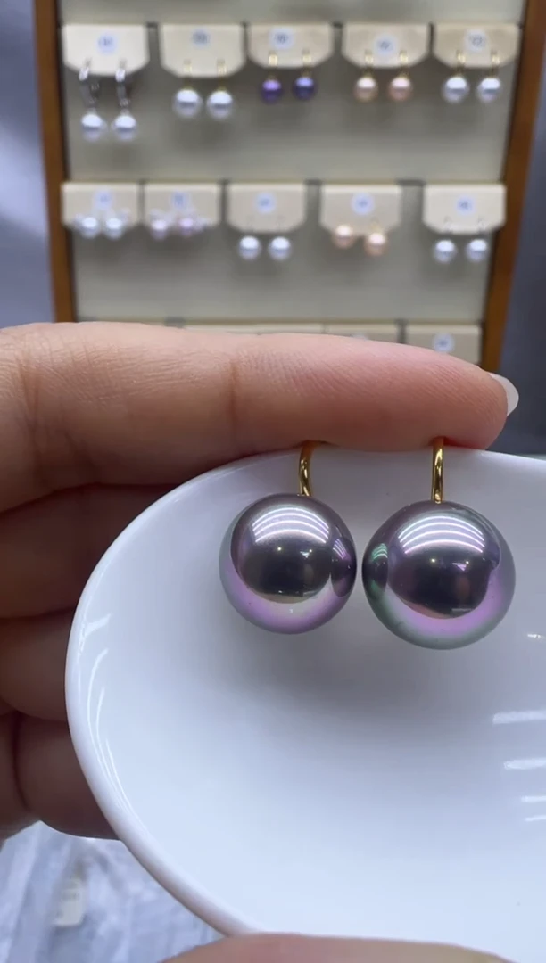 未镶嵌耳饰淡水珍珠0160