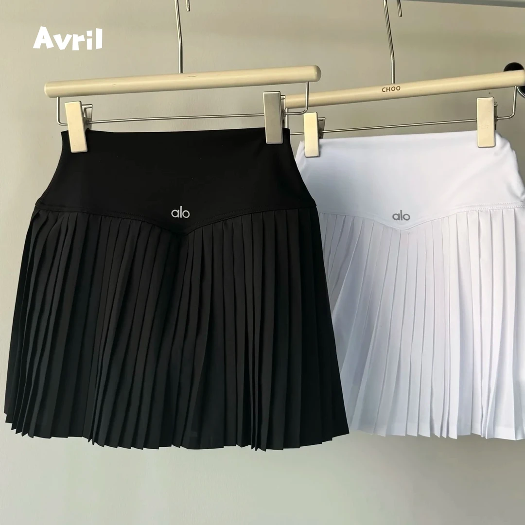 Avril-（a~lo)春夏外穿显瘦半身裙高腰百褶裙