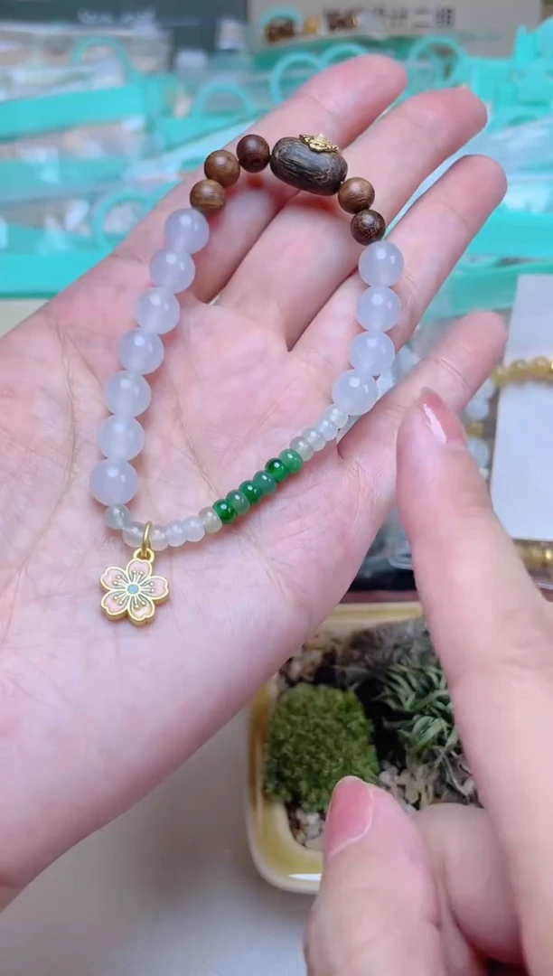 手串翡翠未镶嵌 珠串