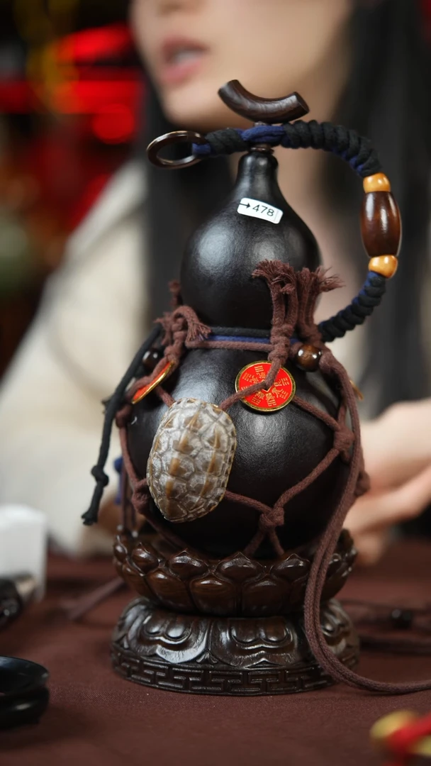 【闪购商品】458号500ml左右的非遗漆器酒葫芦