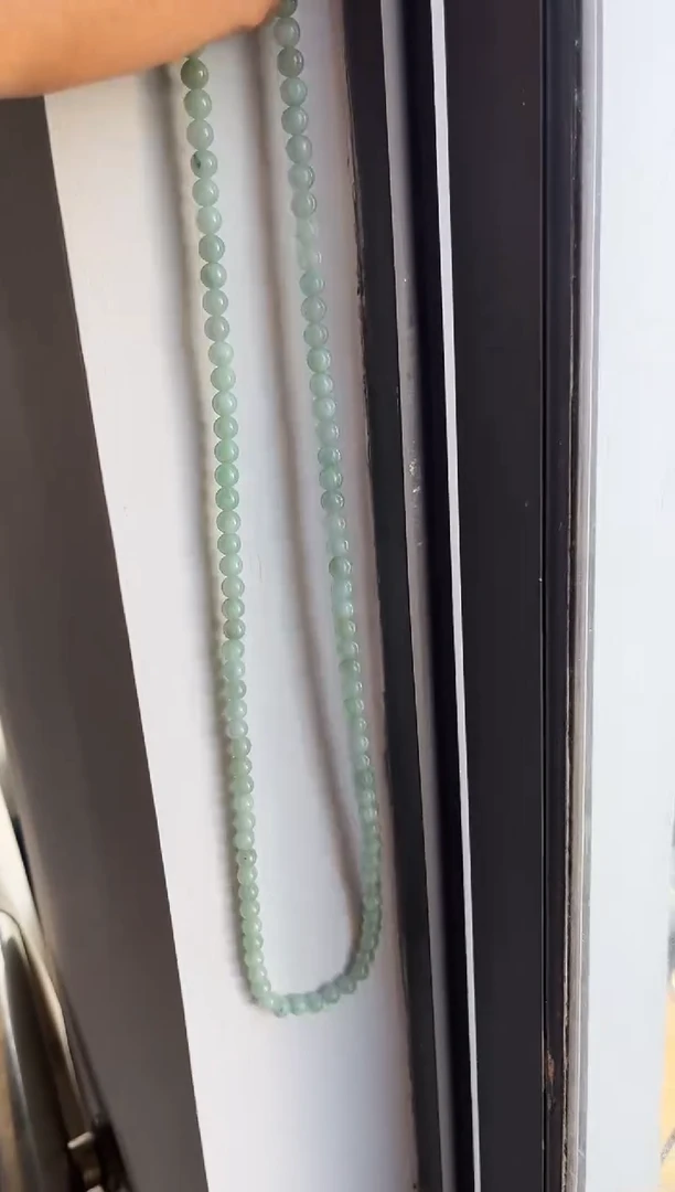 散珠翡翠翡翠项链100颗