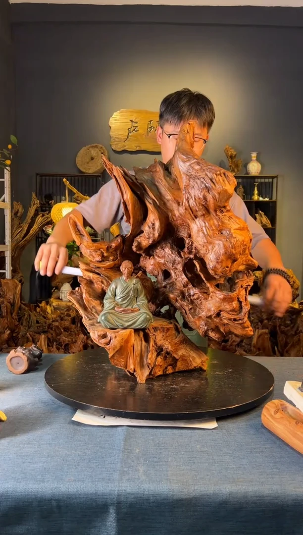 木卢师傅根艺作品（不包含人物摆件）