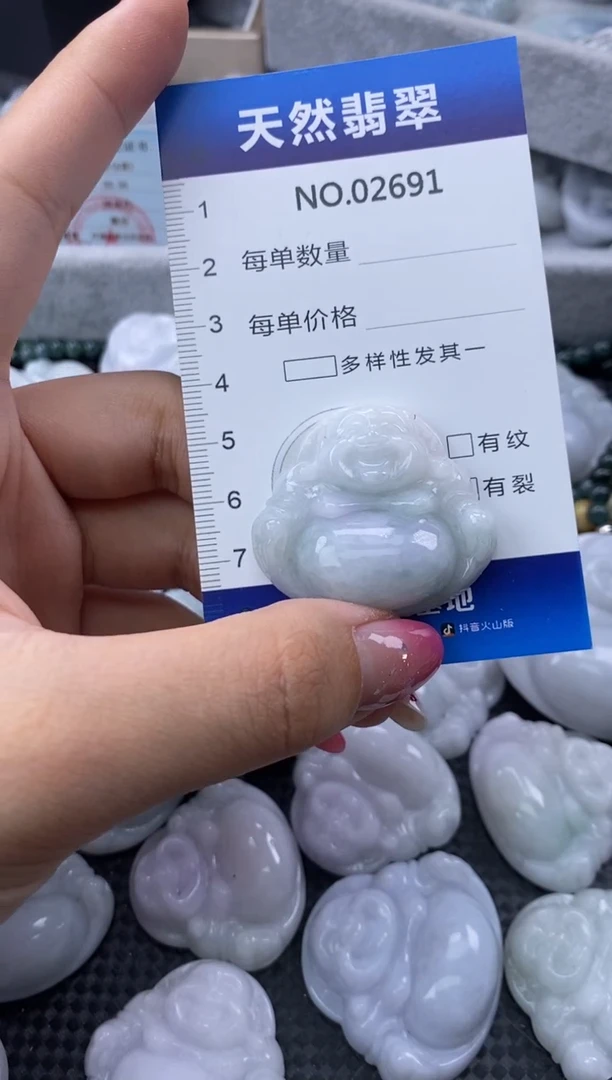 翡翠未镶嵌颈饰缅甸A货翡翠02691