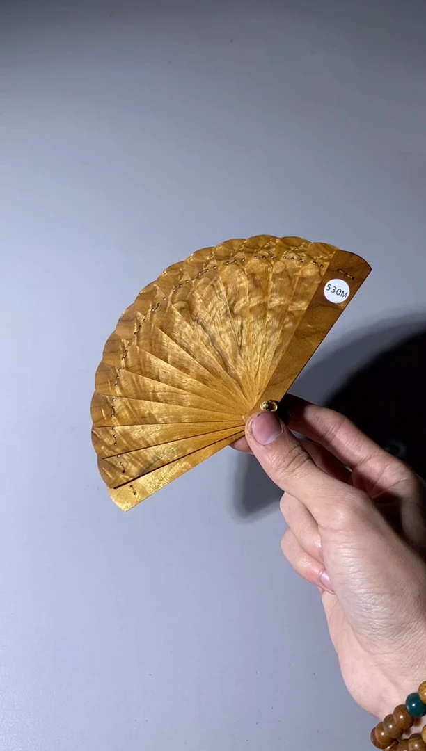 【闪购商品】金丝楠530号10cm金丝楠迷你扇