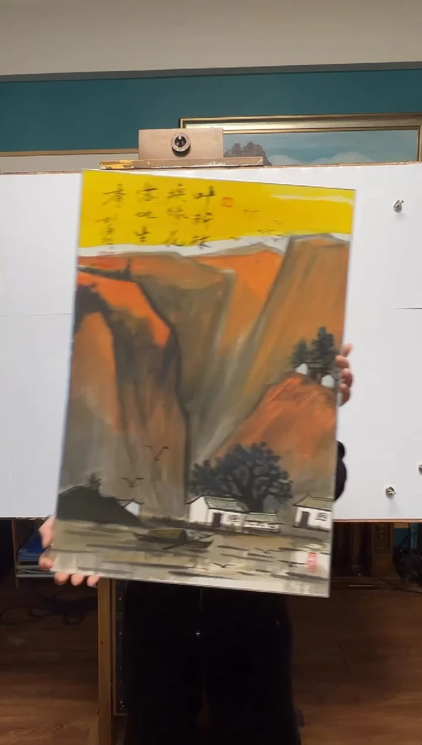 国画刘海明-2.7平尺-国画作品