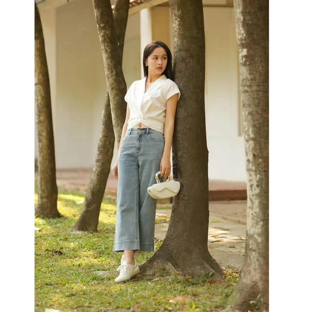 Ditto/迪图时尚牛仔裤夏季显瘦220