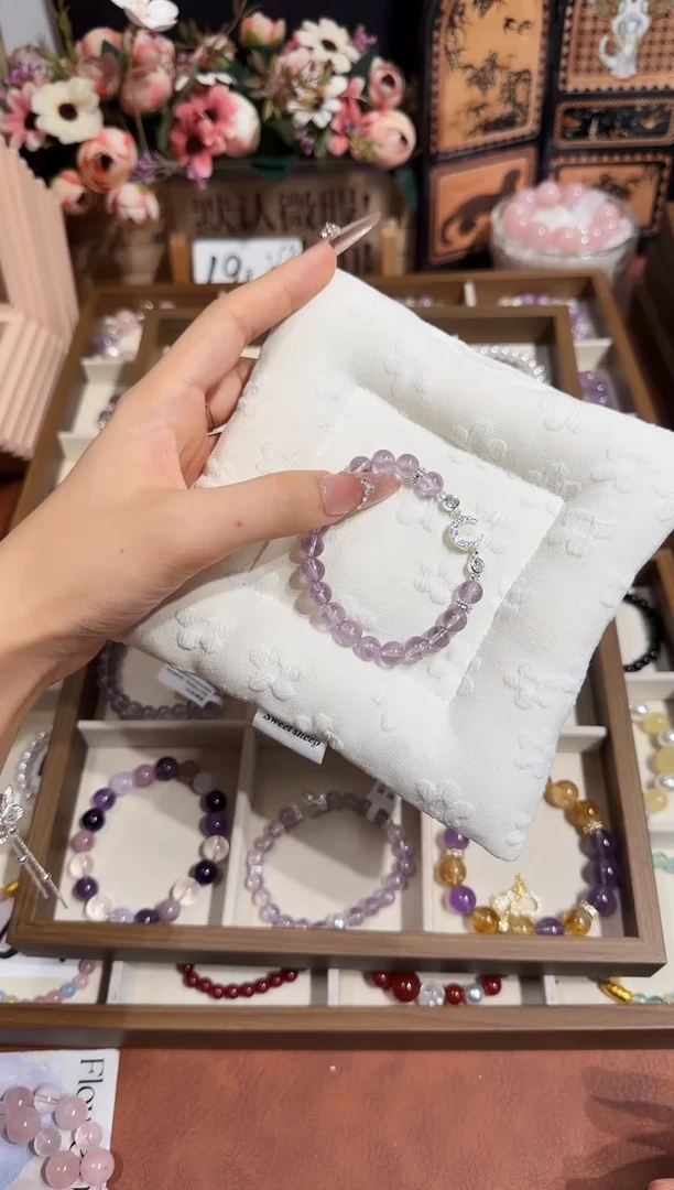 未镶嵌手链水晶紫水晶手串