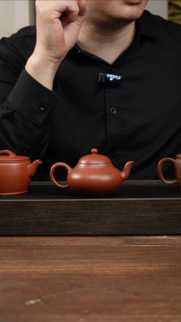 茶杯紫砂朱泥小梨形     140CC