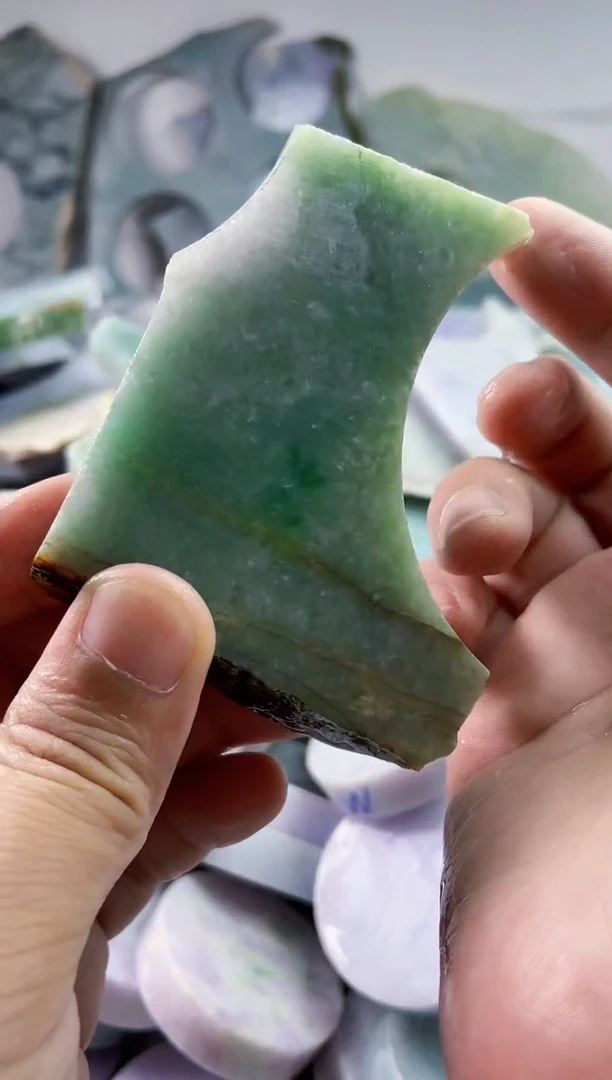 翡翠裸石天然A货翡翠1033