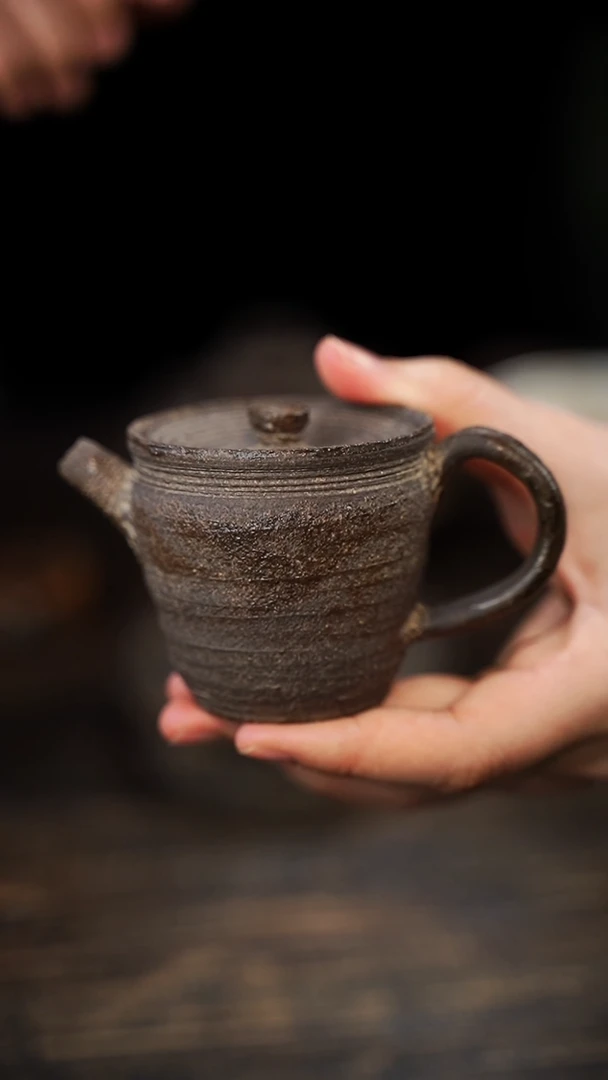 空**蘭全手工制作 南蛮后手壶