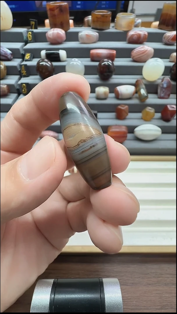 未镶嵌颈饰玛瑙/玉髓玛瑙40*15