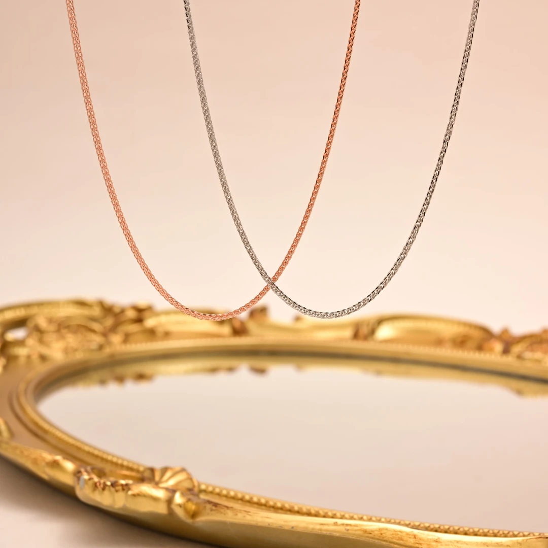 链子925银 【小宝珠宝】-扣头肖邦链-S925银-T002