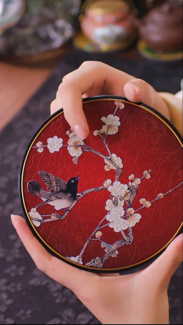 壹藏贰宝喜上眉梢图案大垫子一片