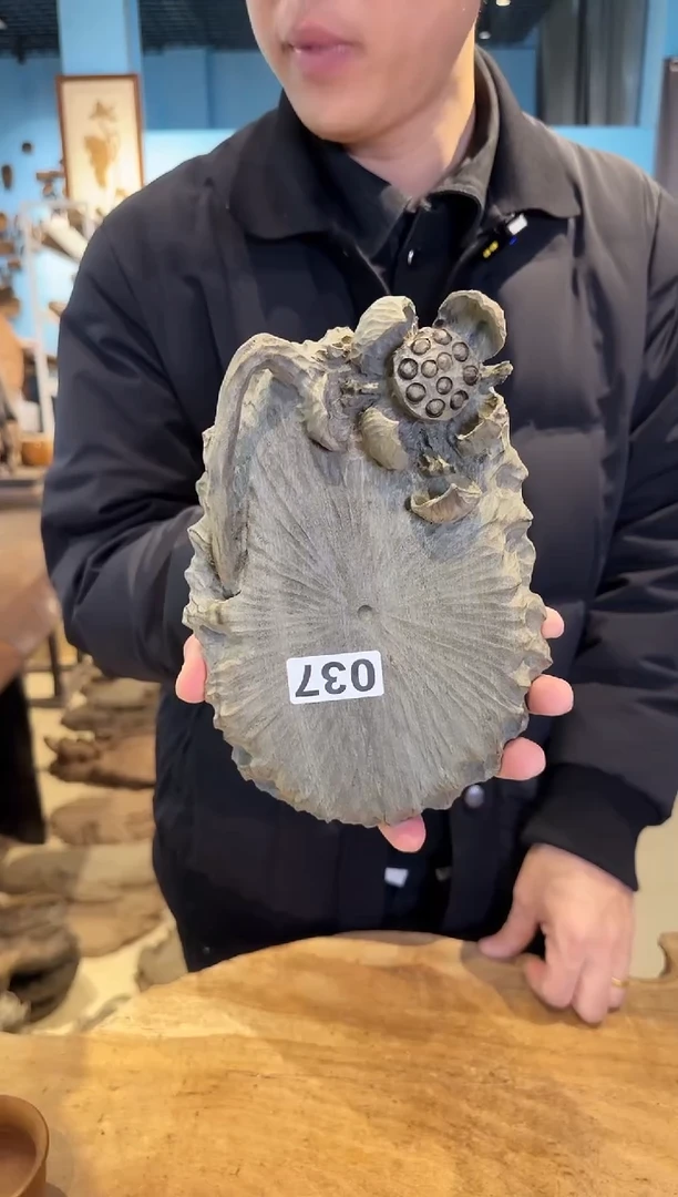 木037号乌木金丝楠壶承