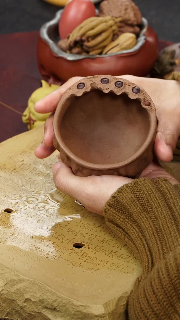 茶壶紫砂莲蓬大捧杯