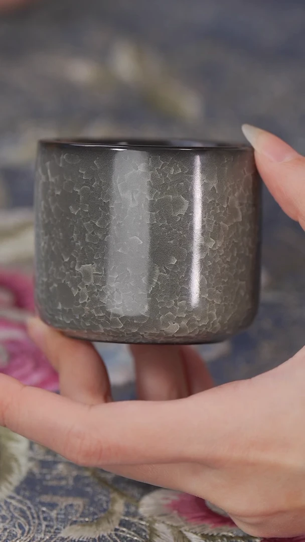 【闪购商品】【黑冰扳指杯】【12西泠礼盒】