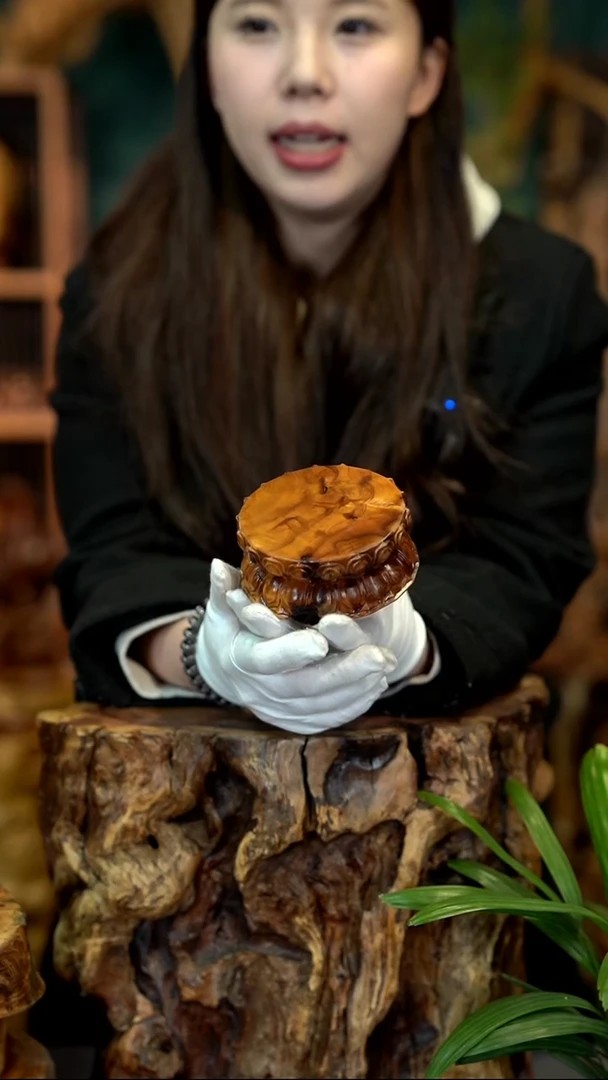 木雷击枣木底座