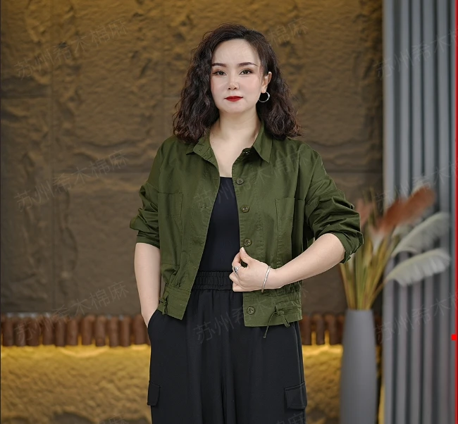 希木>2025时尚百搭早春潮流显高气质女外套百搭休闲时尚百搭显瘦