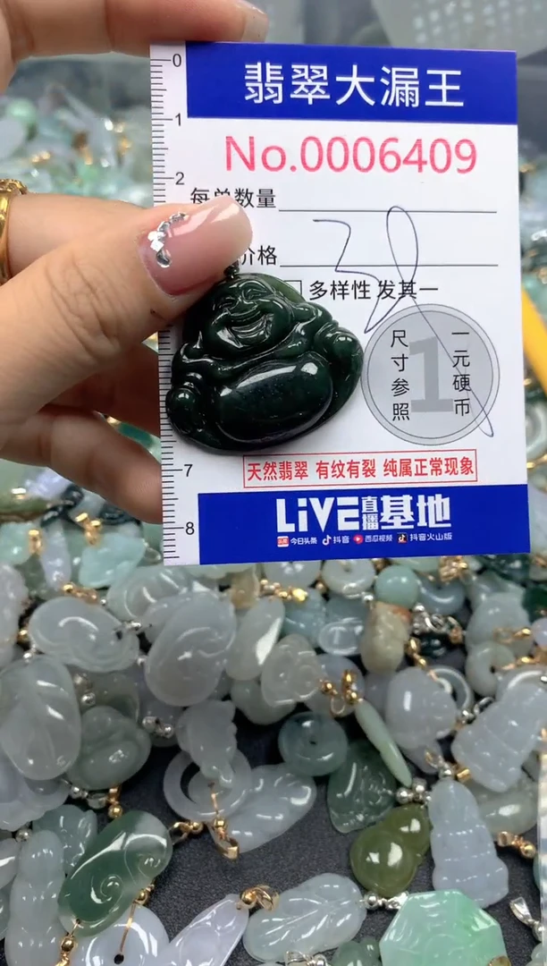 颈饰未镶嵌翡翠6409