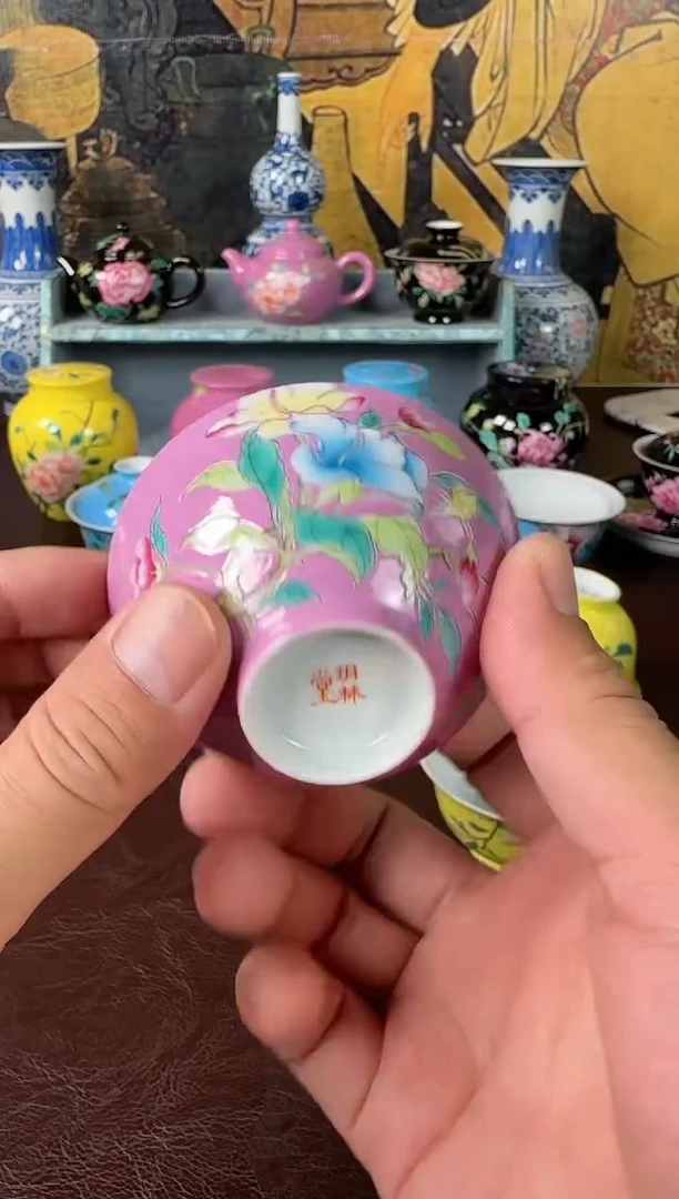 茶叶罐景德镇陶瓷杯子