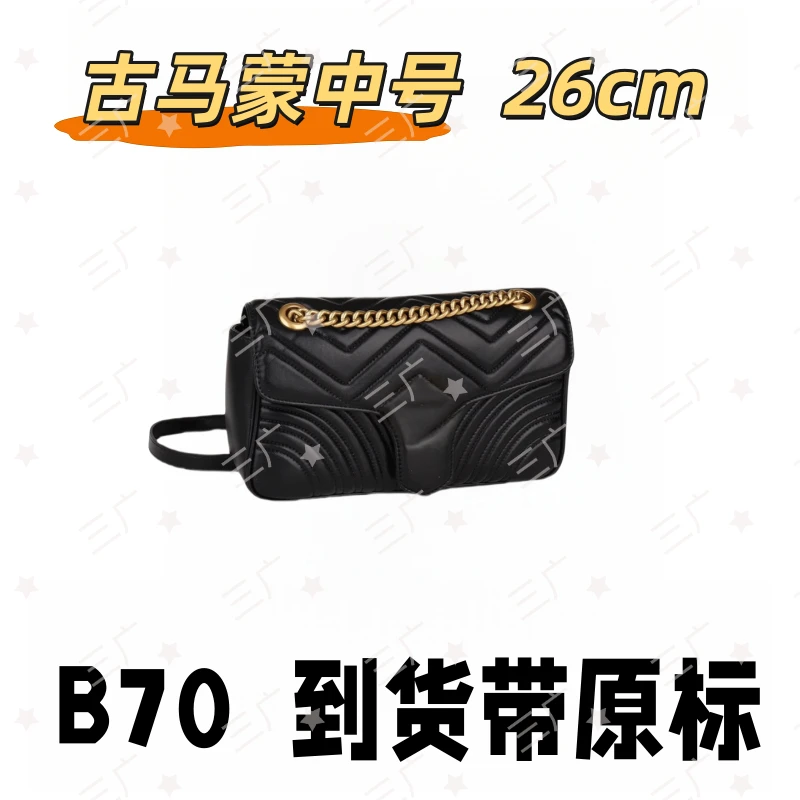 B70 古马蒙中号 26cm【 轻奢高仿国货】【有礼盒】【无需DIY】斜挎包