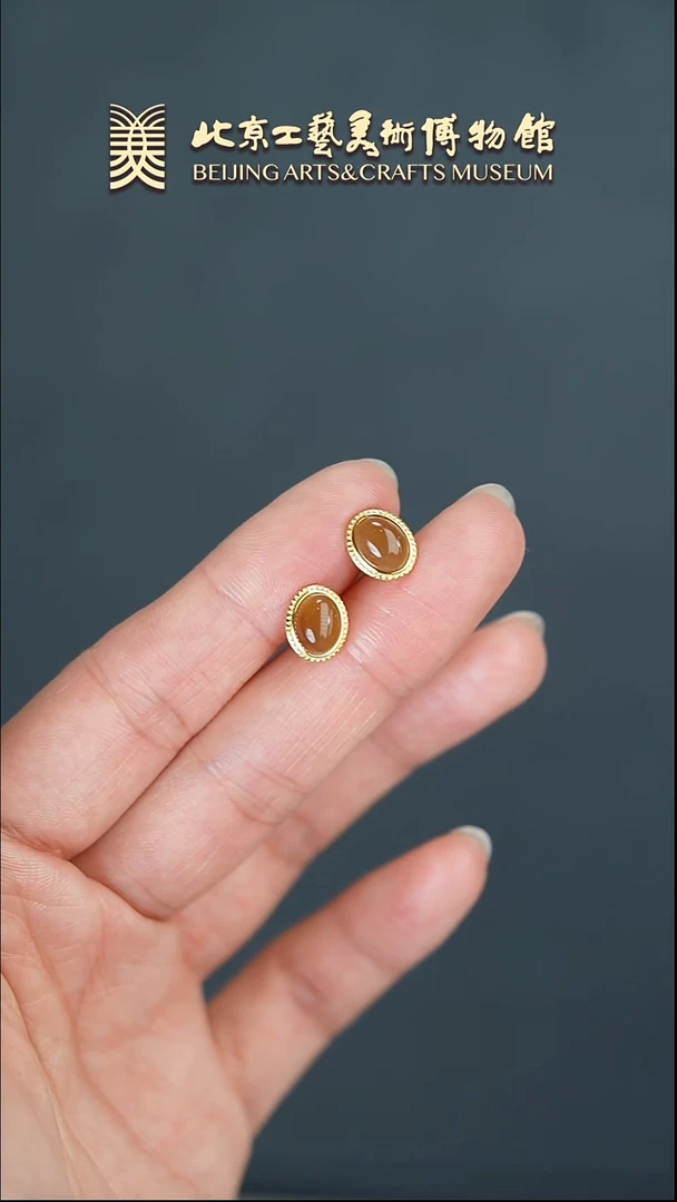 【闪购商品】和田玉耳饰银S925镶嵌B0308GMD396（多样性发货）耳钉