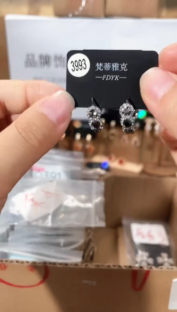 合金925银锆石梵3993