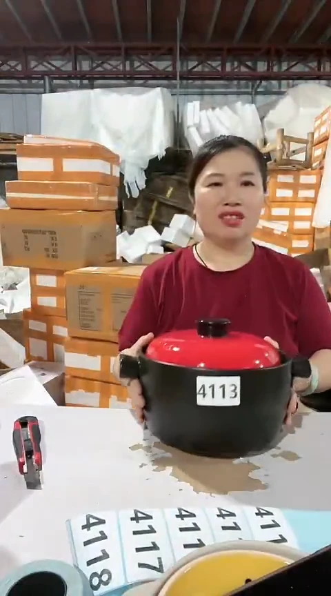 4113瑕疵黑锅带盖