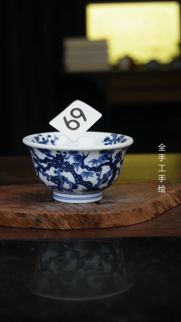 杯景德镇手工手绘陶瓷