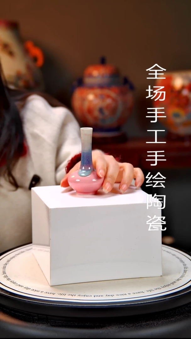 摆件陶景德镇手绘陶瓷2