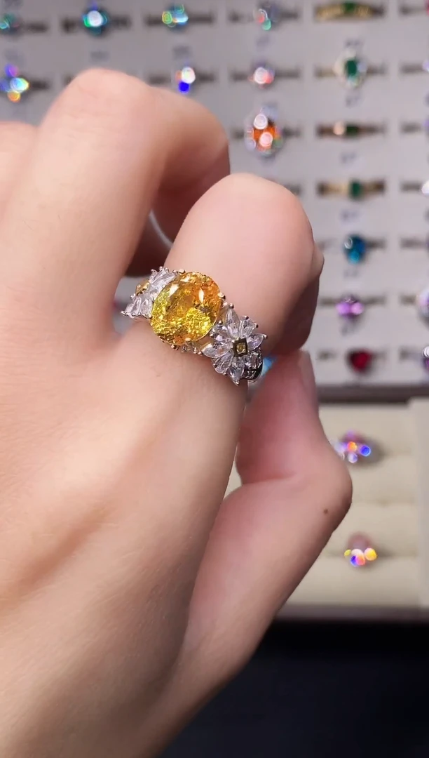 3克拉碧玺（处理）欧美风戒指