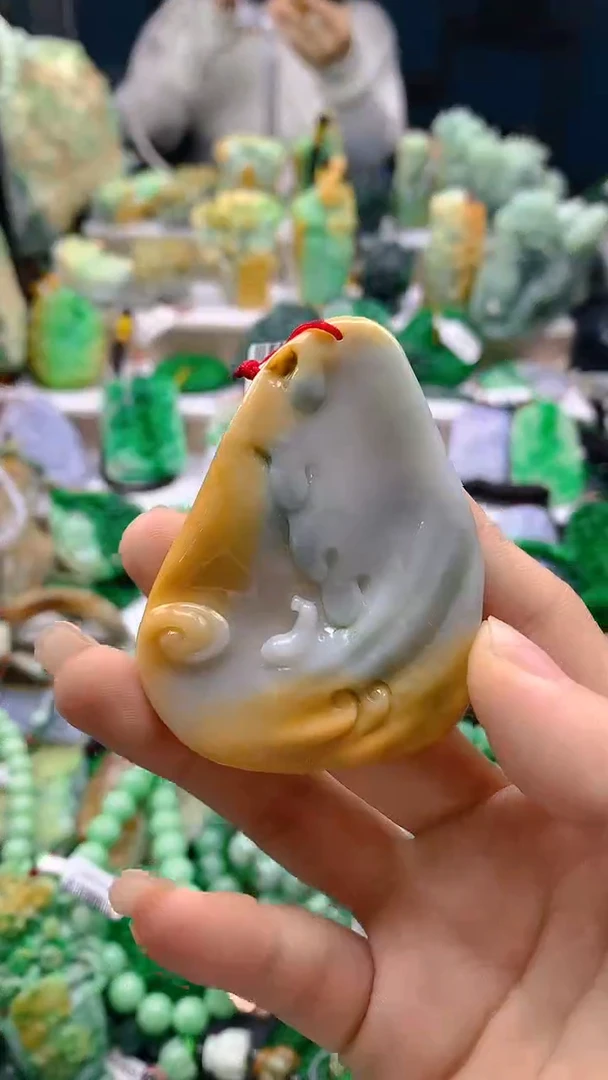 颈饰未镶嵌翡翠天然缅甸a货翡翠