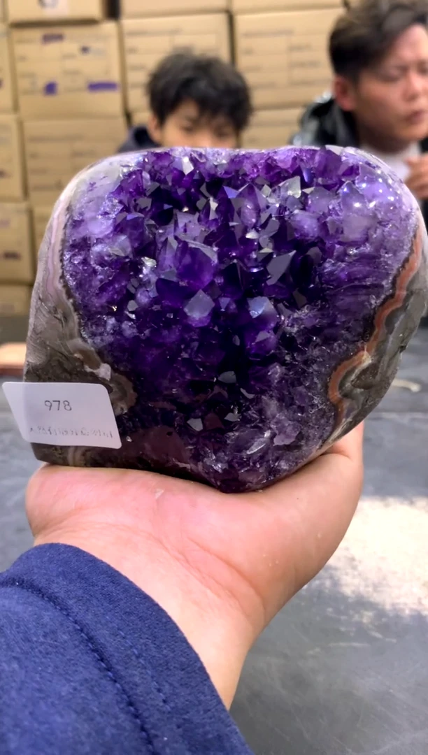【闪购商品】水晶摆件未镶嵌天然紫水晶摆件978