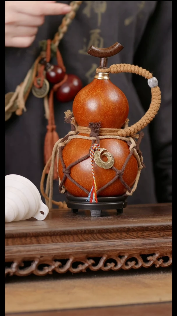 64号精品天然大漆酒葫芦一物一拍~