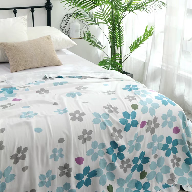 【暖棉家专属】竹纤维双面斜纹盖毯超级柔软凉爽舒适亲肤机洗