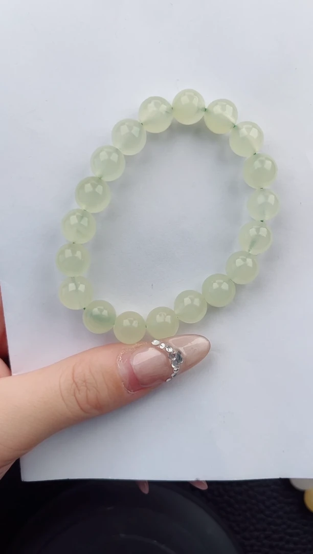 【闪购商品】石英质玉手串未镶嵌106微色差T1