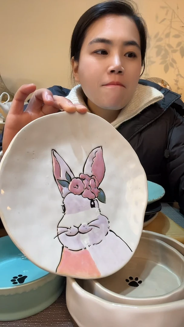 【闪购商品】瓷片针眼瑕疵款 7.5英寸盘 介意勿拍