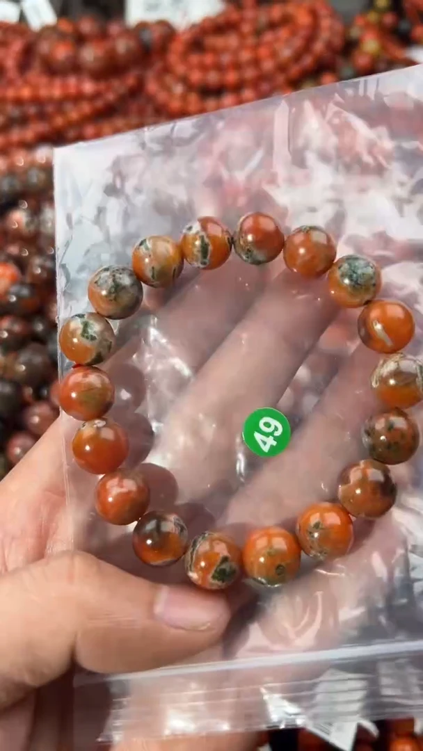 南红玛瑙手串未镶嵌11