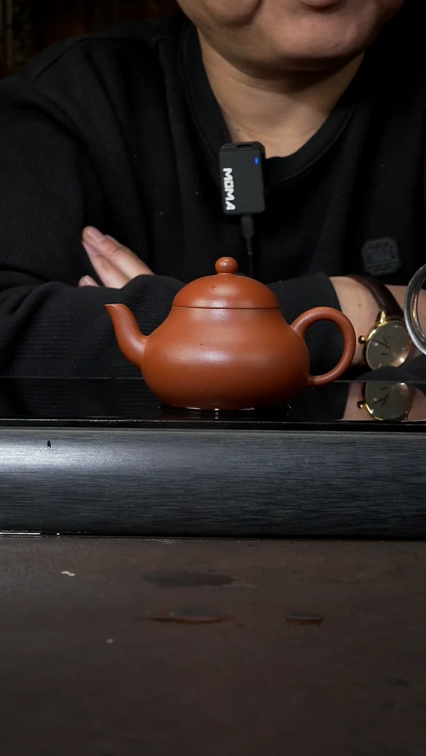 【闪购商品】紫砂茶杯朱泥 梨形190cc 050