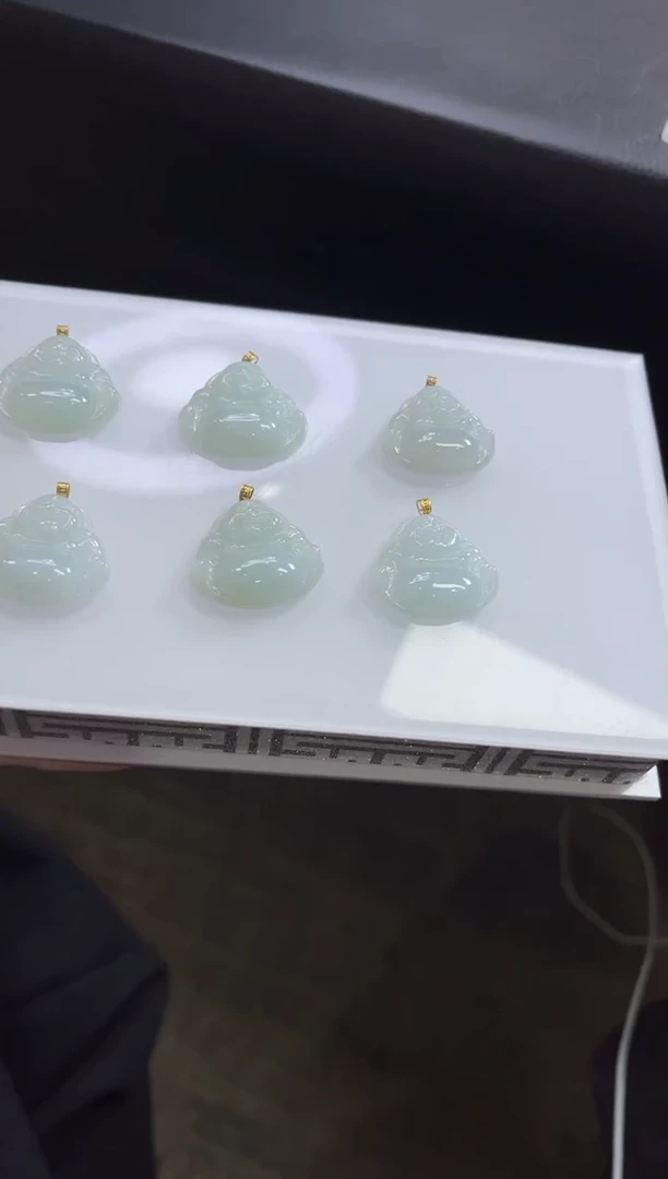 【闪购商品】翡翠颈饰18K金镶嵌C24 多样性发一件/配绳子