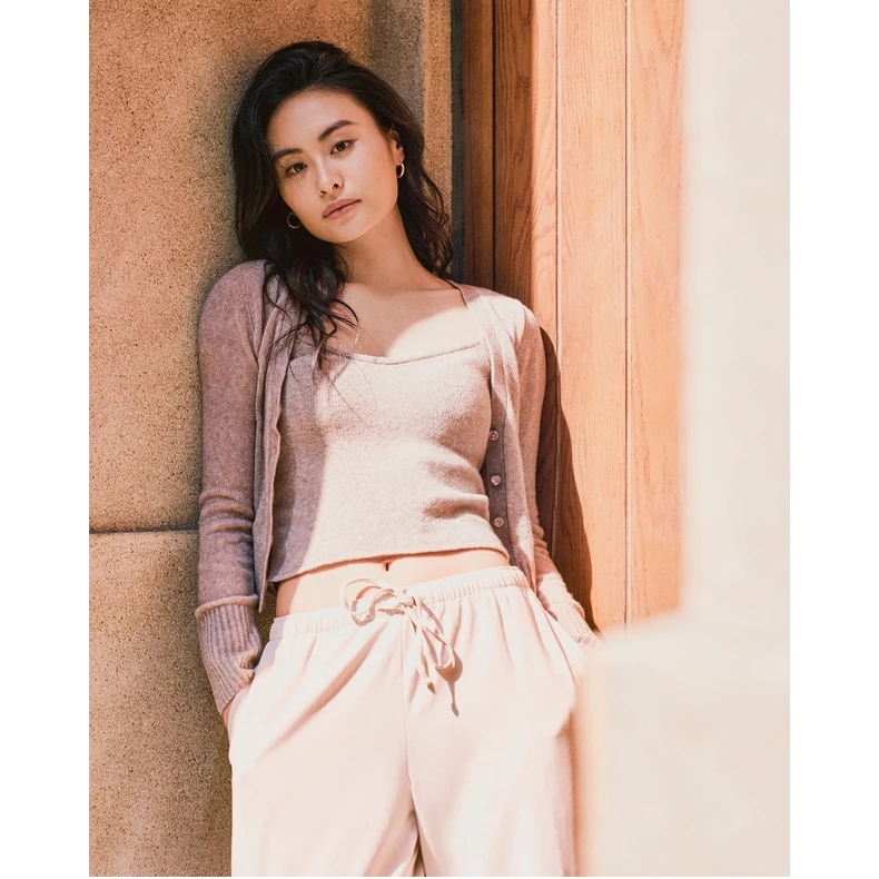 AF女装 24两件装舒适长袖针织吊带开衫150-4273