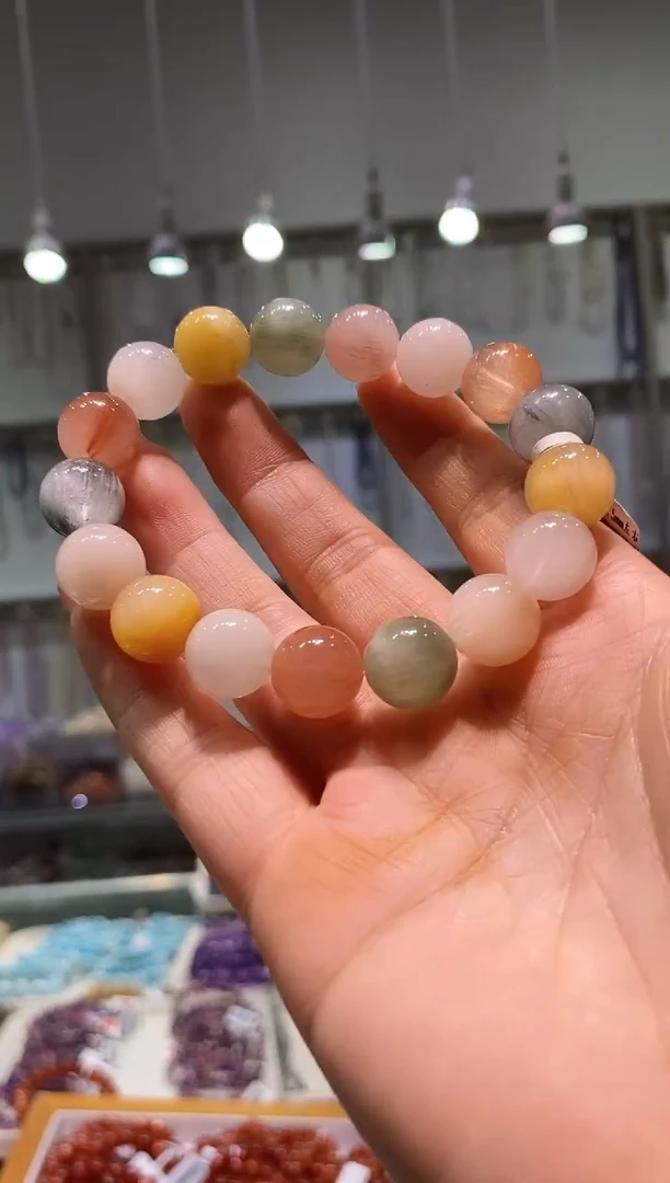 未镶嵌手链水晶多样性发其一11+