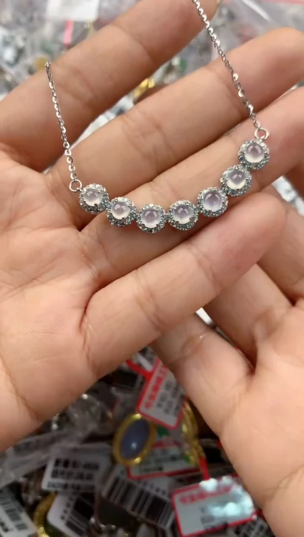 银S925镶嵌戒指翡翠111         5